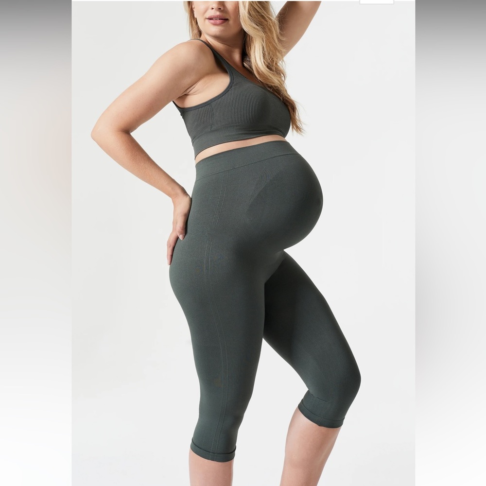 Blanqi maternity belly support crop legging